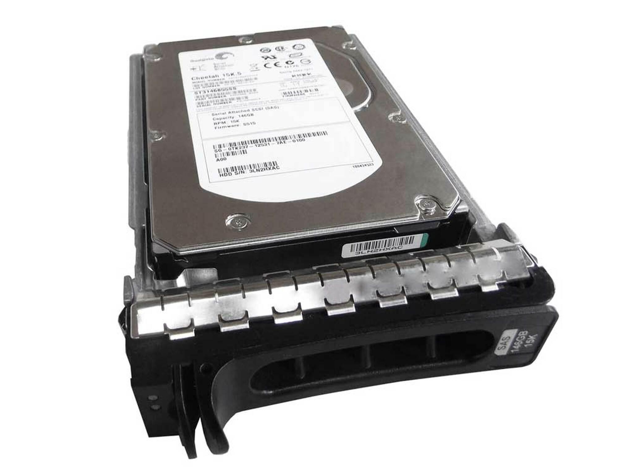 TK237 Dell 146GB 15K 3Gb/s 3.5" SAS Hard Drive ST3146855SS