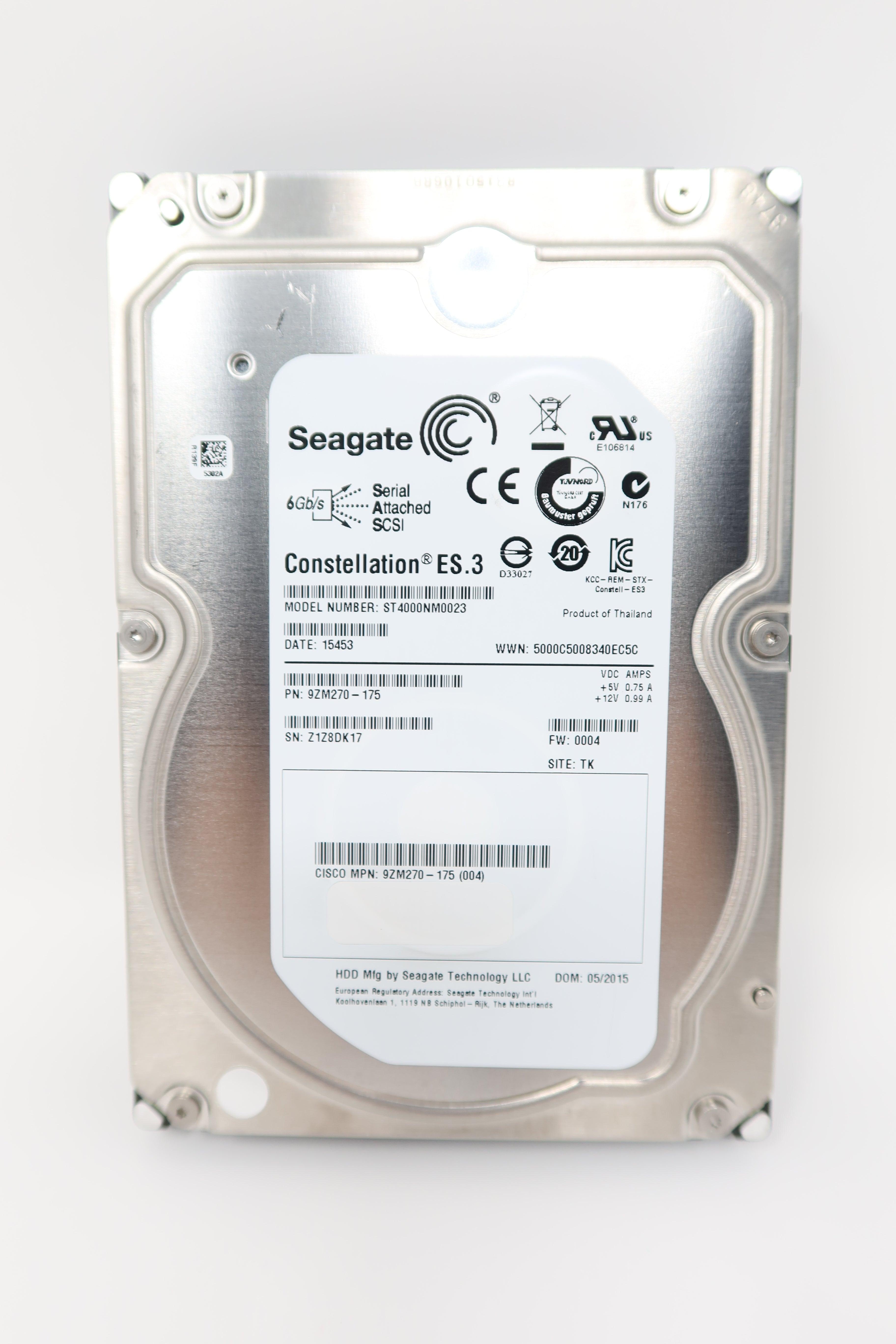 UCS-HD4T7KS3-E Cisco 4TB SAS 7.2K RPM 3.5" (Lot of 5) Drives
