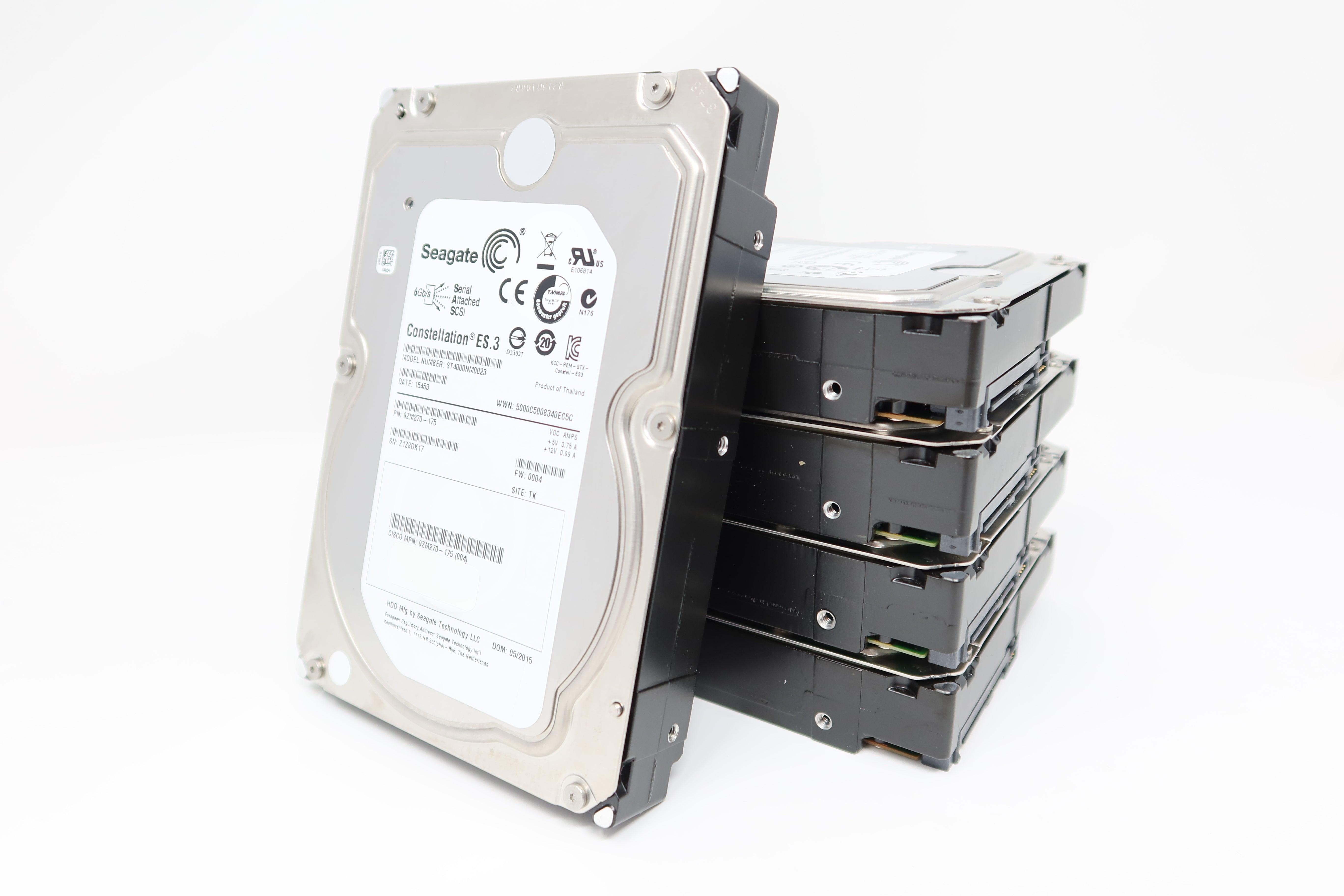 UCS-HD4T7KS3-E Cisco 4TB SAS 7.2K RPM 3.5" (Lot of 5) Drives