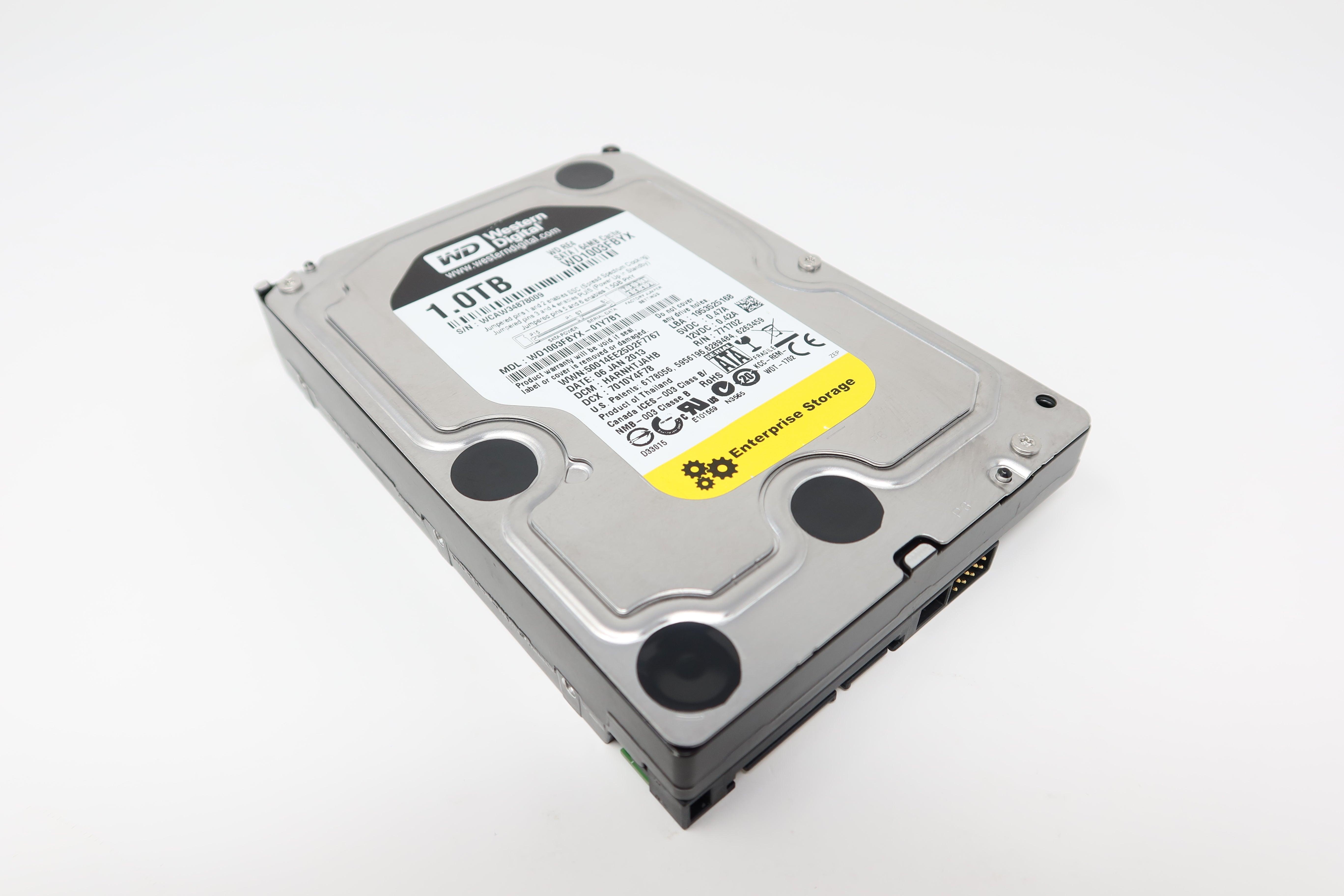 WD1003FBYX RE4 1TB 7200RPM SATA Hard Drive (Lot of 5 Pcs)