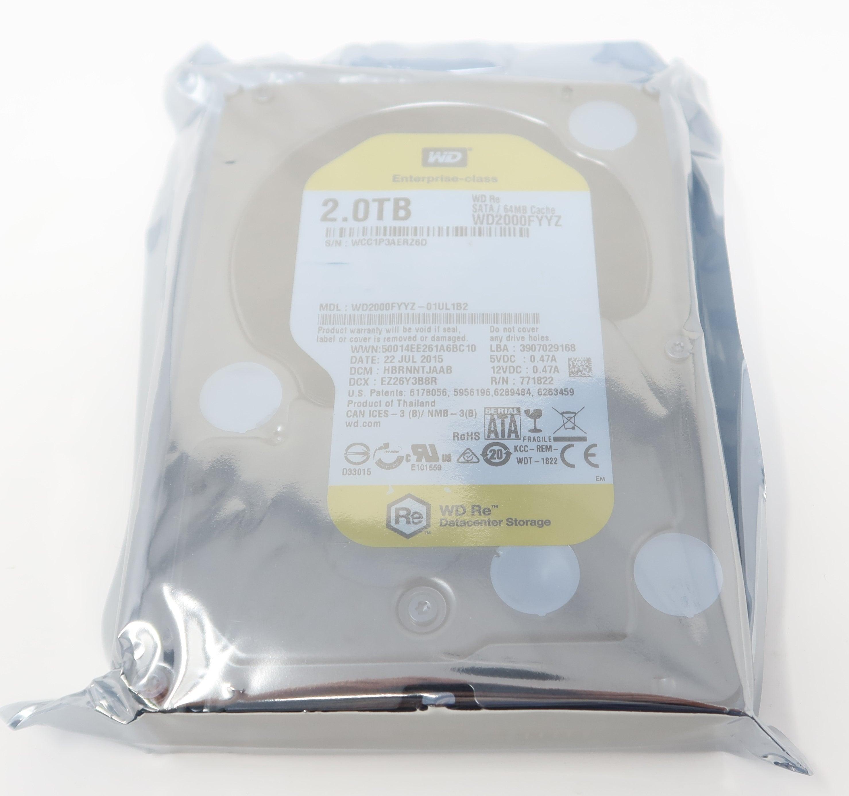 Western Digital RE WD2000FYYZ 2TB 7200 64MB SATA 6Gb/s 3.5" Hard Drive