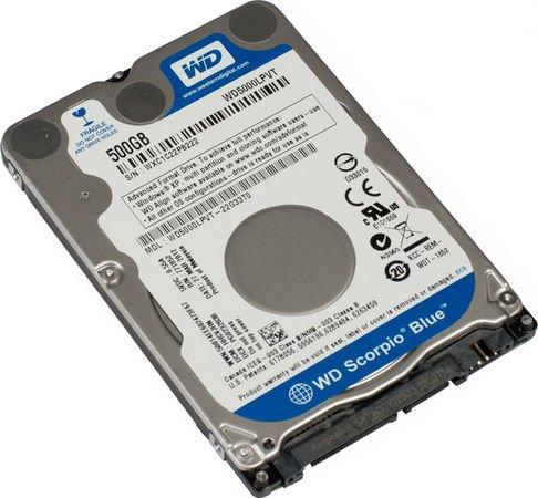 WD5000LPVT WD 500GB 5.4K 3G 8MB 2.5" 7mm SATA Hard Drive