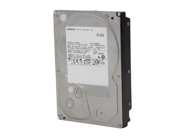 Hitachi HDE721050SLA330 500GB 7200RPM 3.5" SATA 3Gb/s Desktop Drive