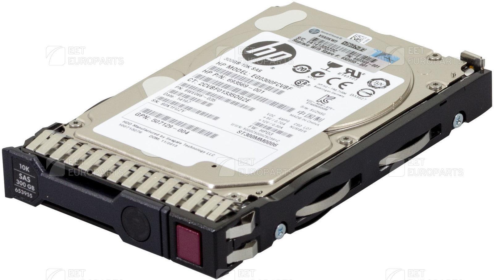 HP 652564-B21 300GB 6G SAS 10K rpm SFF 2.5in Enterprise Hard Drive