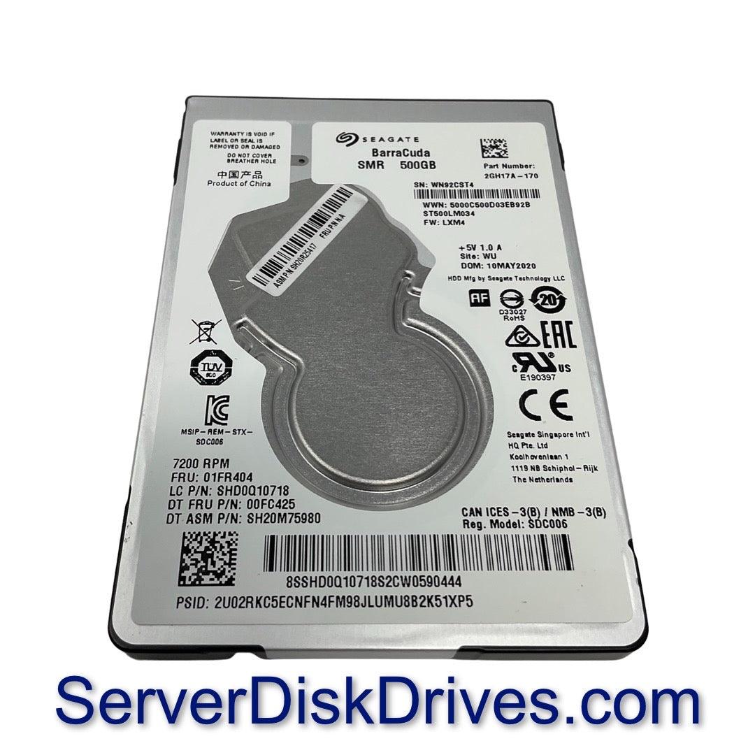 Seagate BarraCuda ST500LM034 500GB 7200RPM 128MB Cache SATA 2.5" 7mm Hard Drive