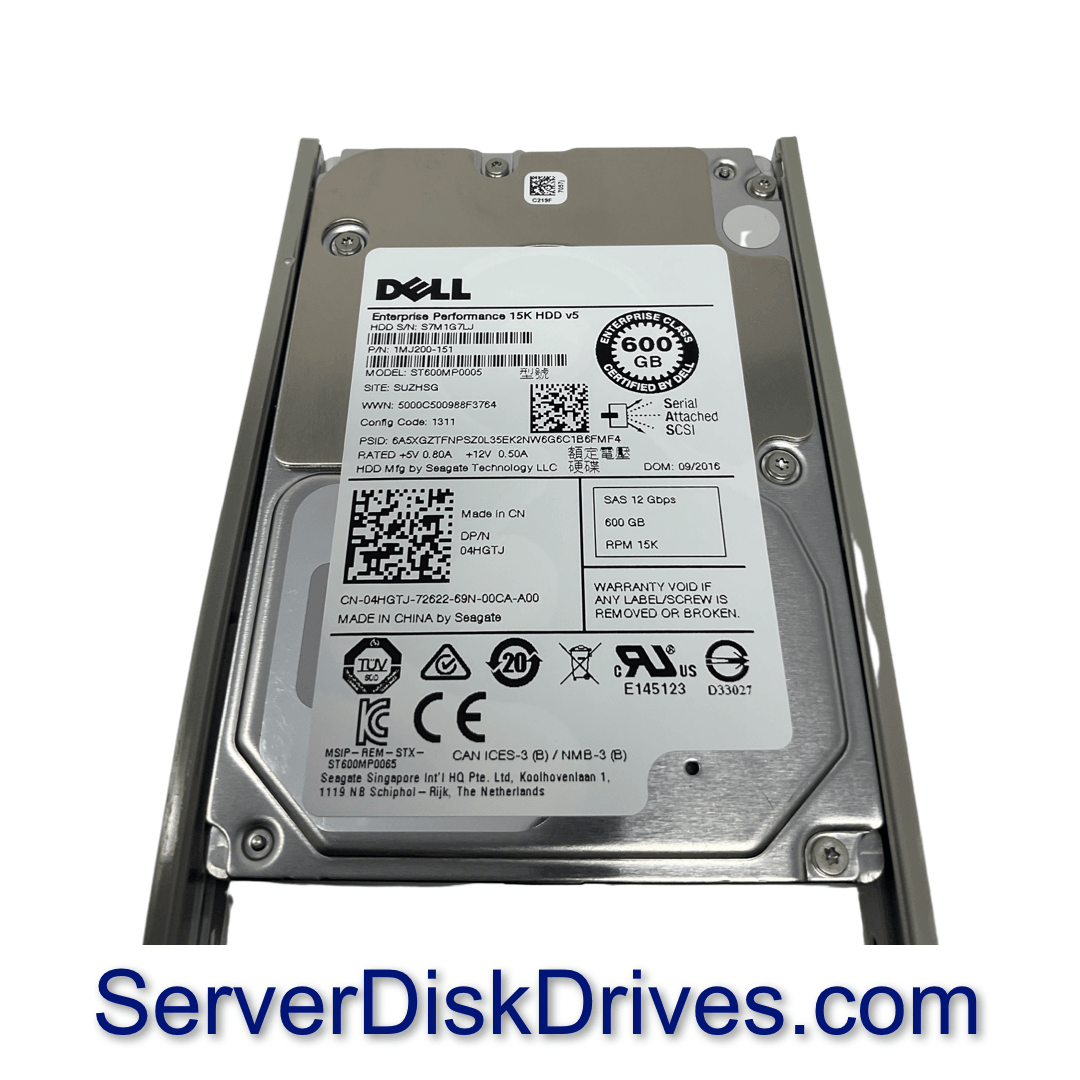 ST600MP0005 Dell 600GB SAS 15k 2.5" 12G Hard Drive 4HGTJ