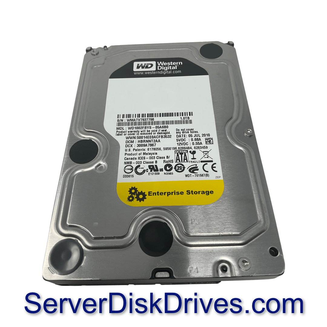 Western Digital WD1002FBYS 1TB 7200RPM 3.5in SATA Hard Drive