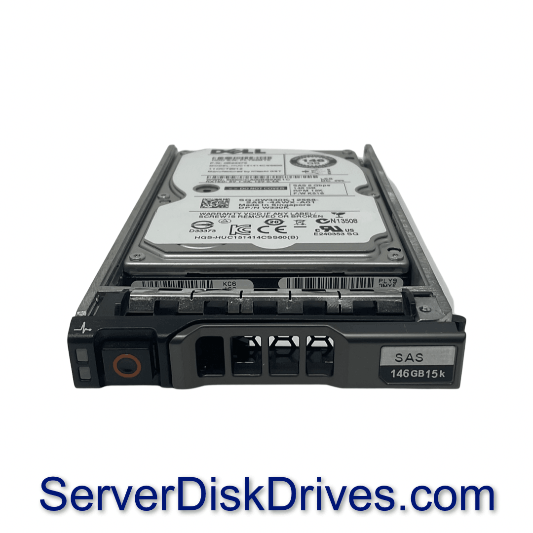 W330K Dell 146GB 15K 6Gb/s 64Mb 2.5" SAS Hard Drive HUC151414CSS600