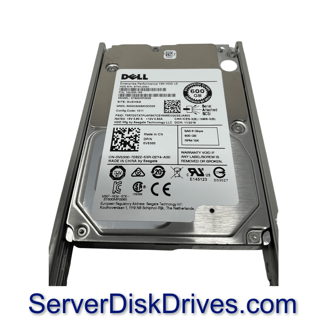 Dell ST600MP0005 600GB SAS 15k 2.5" 6G Hard Drive V5300