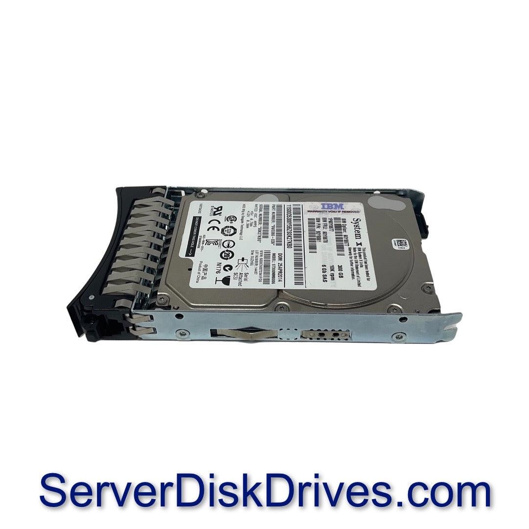 90Y8878 90Y8881 IBM 300GB 10K RPM 6Gb/s 2.5" SAS Hard Drive