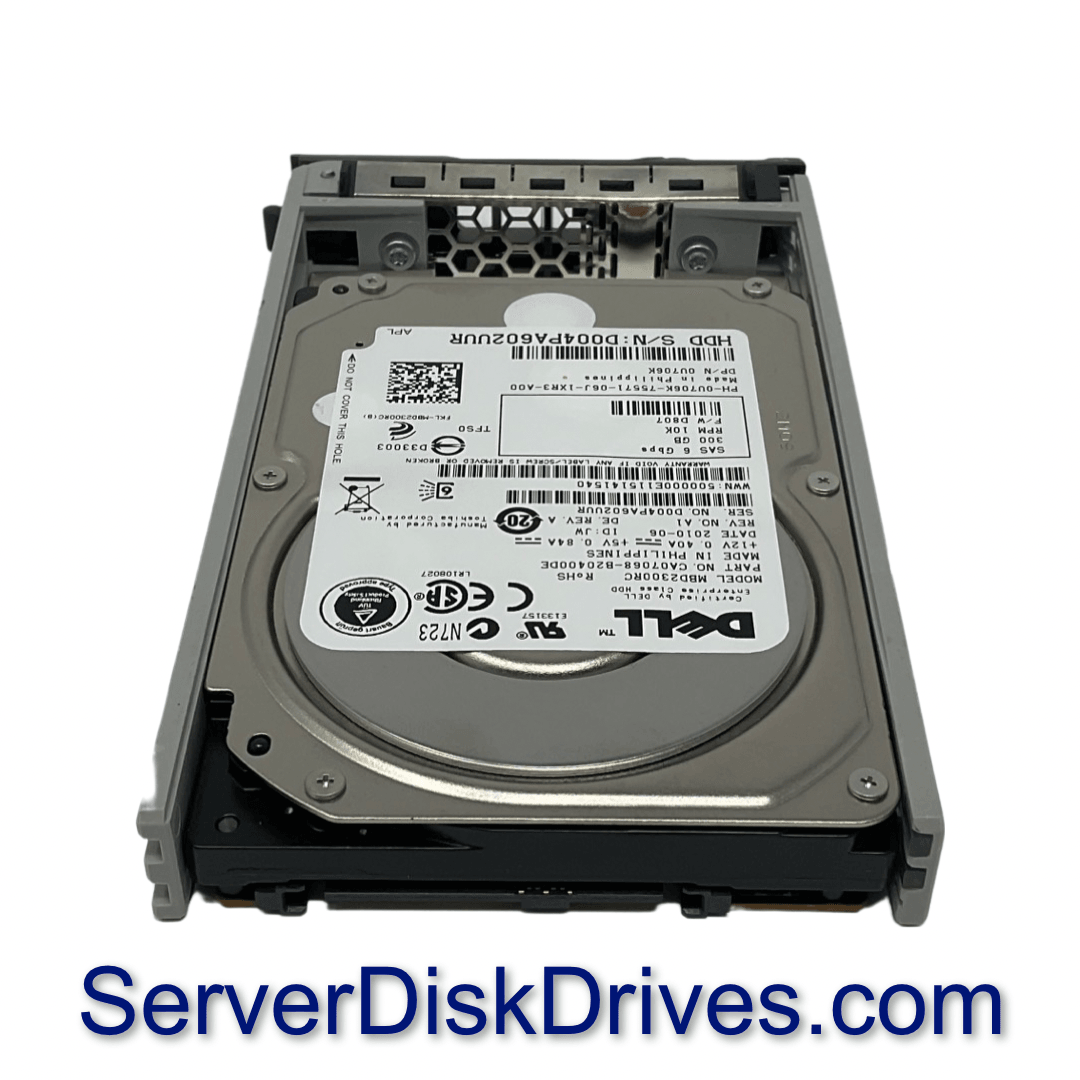 Dell U706K 300gb 10k 6G 2.5in SAS MBD2300RC hard drive