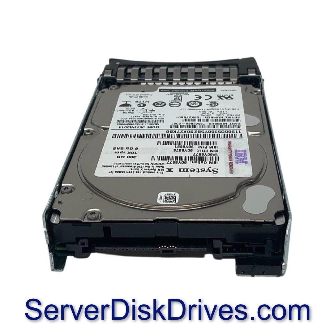 90Y8878 90Y8881 IBM 300GB 10K RPM 6Gb/s 2.5" SAS Hard Drive