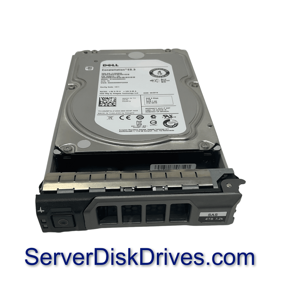 Dell 529FG 4TB 7200rpm SAS 3.5in for PowerEdge Server ST4000NM0023
