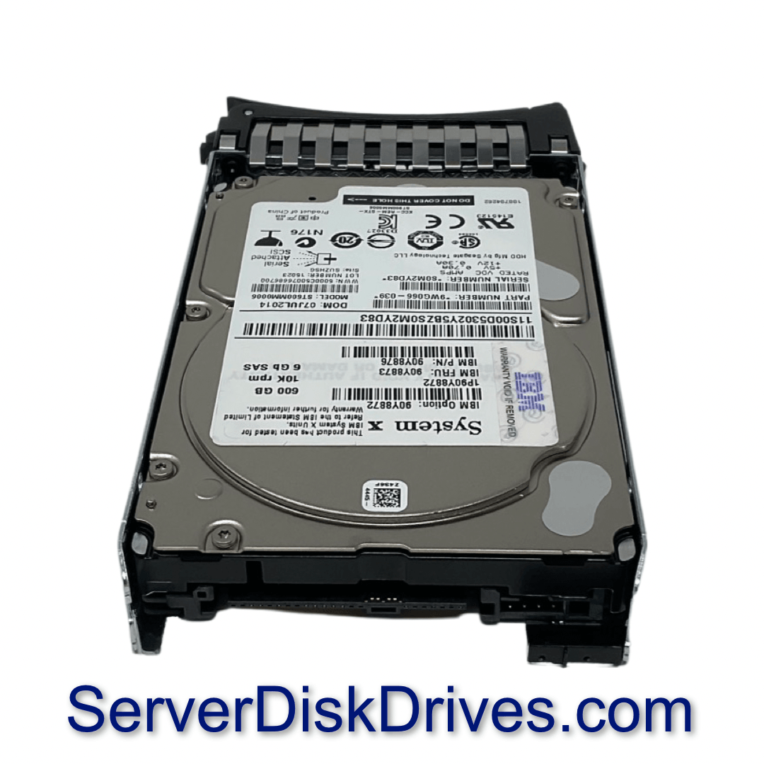 90Y8873 IBM 600GB 10K 6G 2.5in SAS Hard Drive