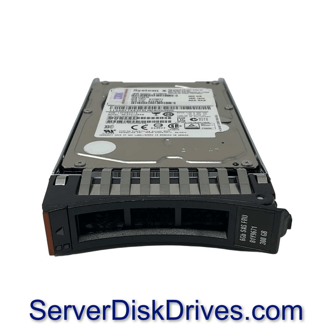 81Y9671 IBM 300GB 15K 6G 2.5in SAS Hard Drive