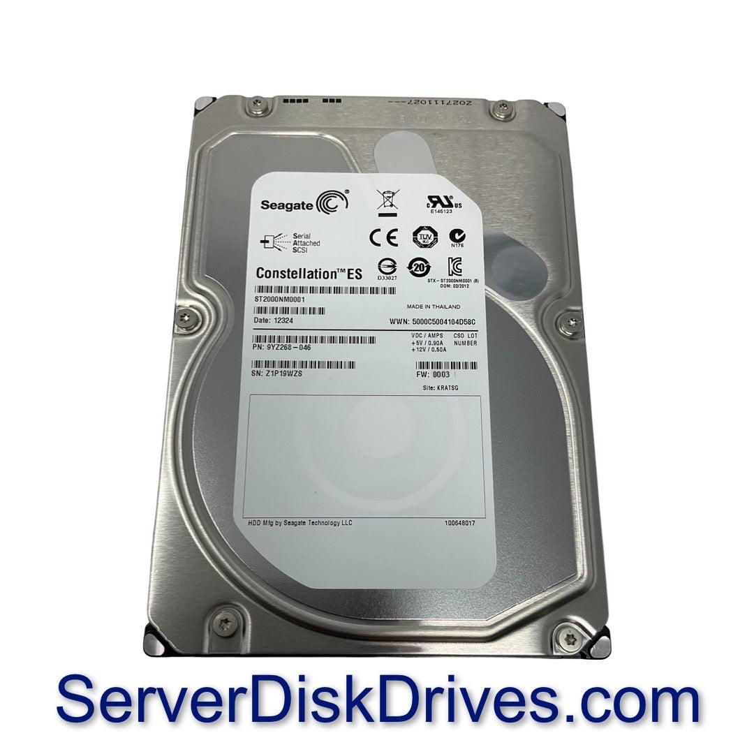 Seagate ST2000NM0001 2TB 7.2K SAS 6Gbps 3.5" Hard Drive