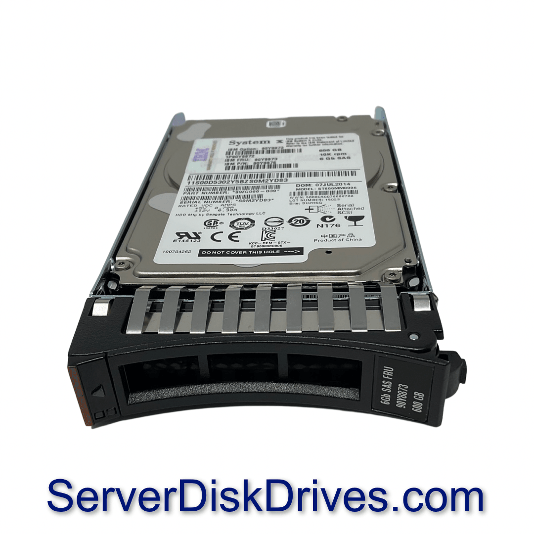 90Y8873 IBM 600GB 10K 6G 2.5in SAS Hard Drive