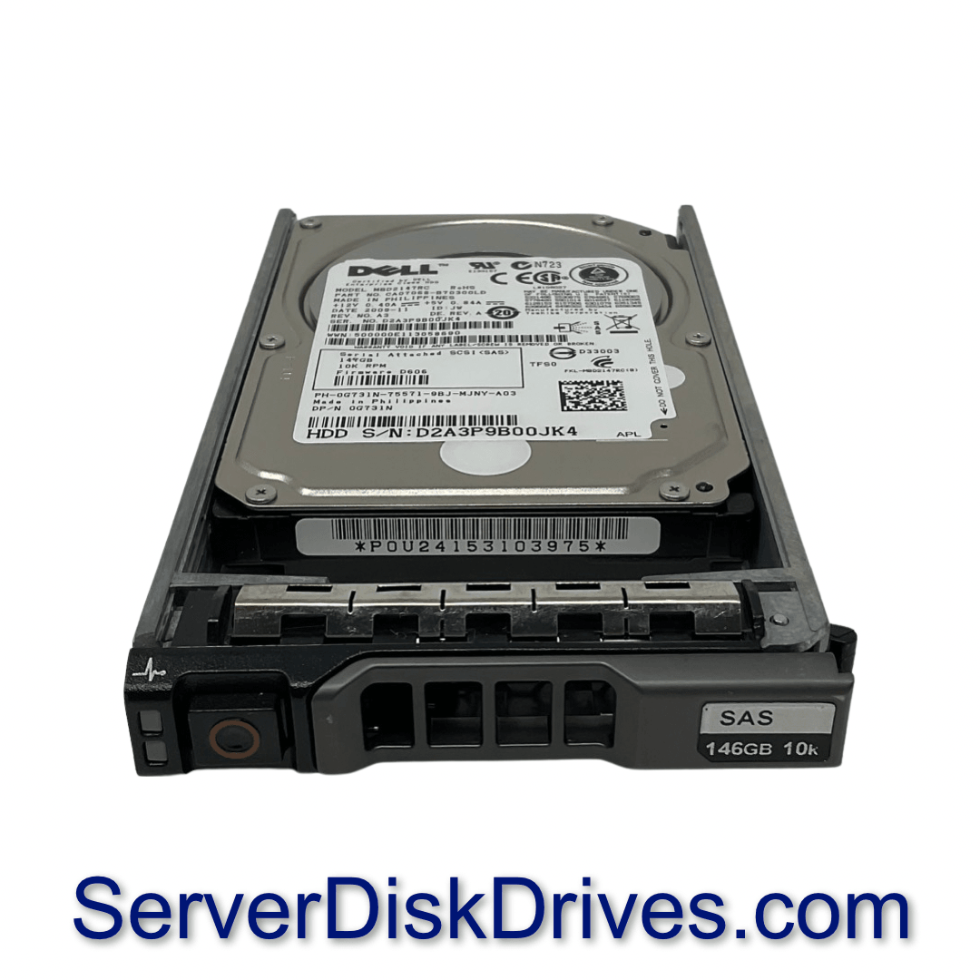 Dell G731N MBD2147RC 146GB 10k 2.5in SAS drive