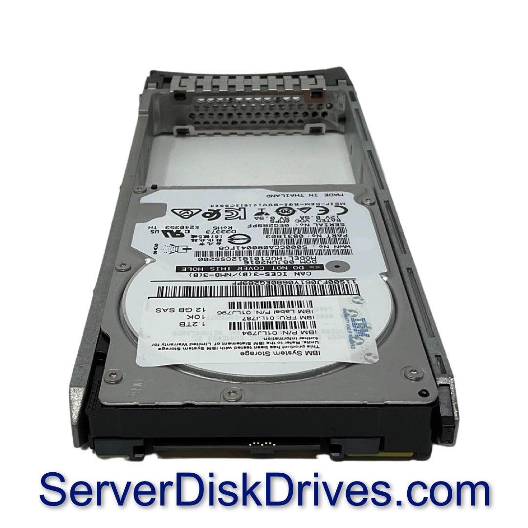 01LJ787 01LJ794 01LJ796 IBM V7000 G2 1.2TB 10K 6G 2.5" SAS Hard Drive