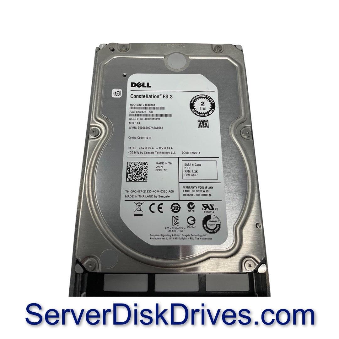 Dell 2TB SATA 7.2k 3.5" 6G Hard Drive PCH77