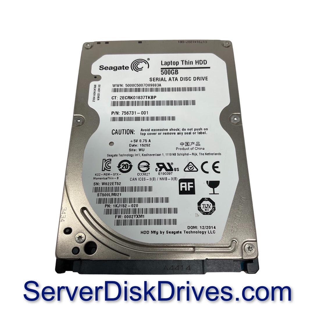 Seagate 500GB Laptop Thin 7200 RPM 32MB SATA 6.0Gb/s 2.5" ST500LM021 Drive