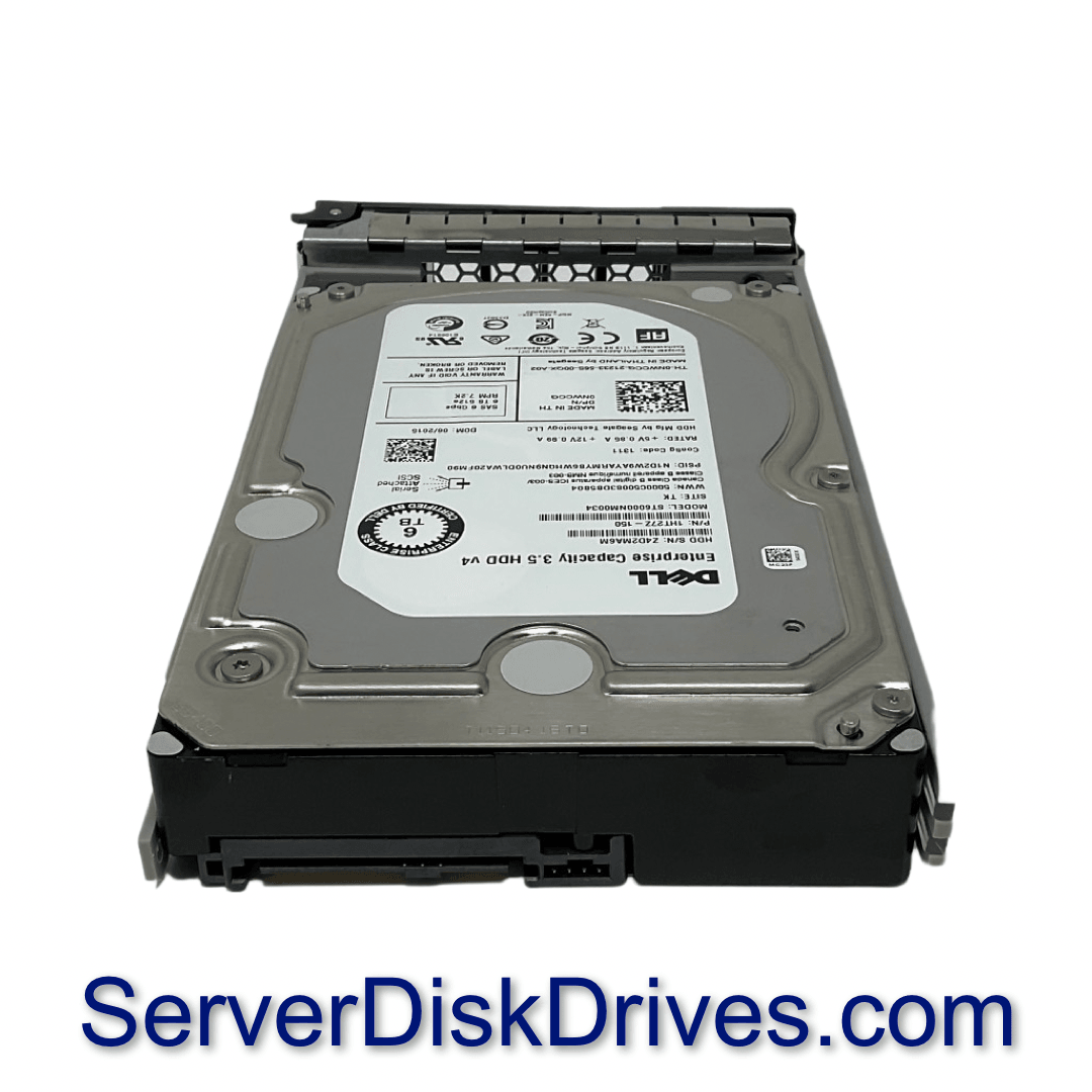 Dell NWCCG 6TB 6G 7.2K 3.5 SAS Hard Drive ST6000NM0034