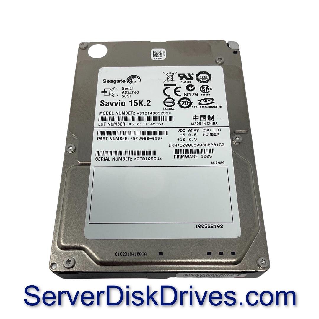 Seagate Savvio 15K.2 ST9146852SS 146GB 15k 16MB SAS 6Gb/s 2.5" Hard Drive