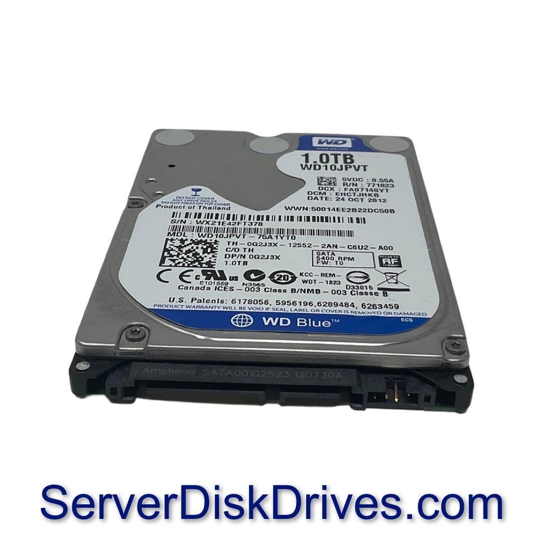 WD Scorpio Blue WD10JPVT 1TB 5400 RPM 8MB SATA 3.0Gb/s 2.5" Hard Drive