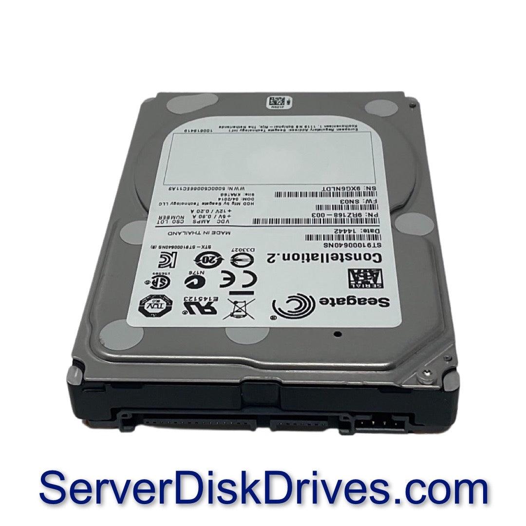 ST91000640NS Seagate 1TB 7.2K 6G 64MB 2.5" 15MM SATA Server Hard Drive