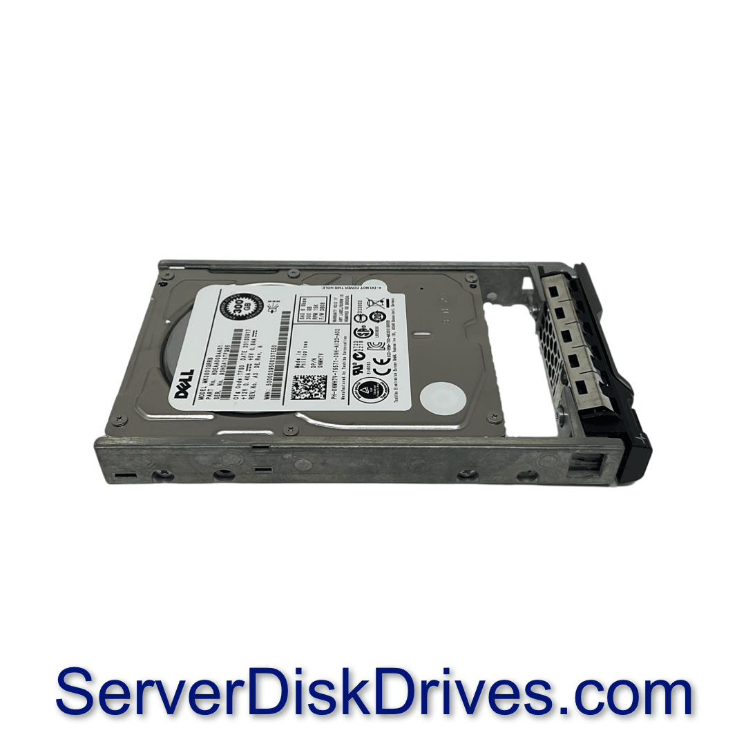 NWH7V Dell 300GB 15K 6Gb/s 32MB 2.5 SAS Hard Drive MK3001GRRB