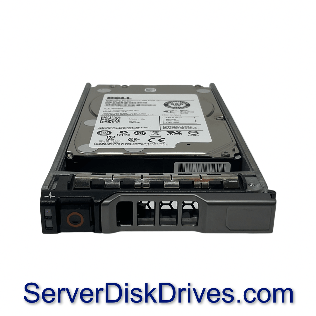 3P3DF Dell Enterprise 900GB 10K 6Gb/s 2.5" SFF SAS Drive ST900MM0007