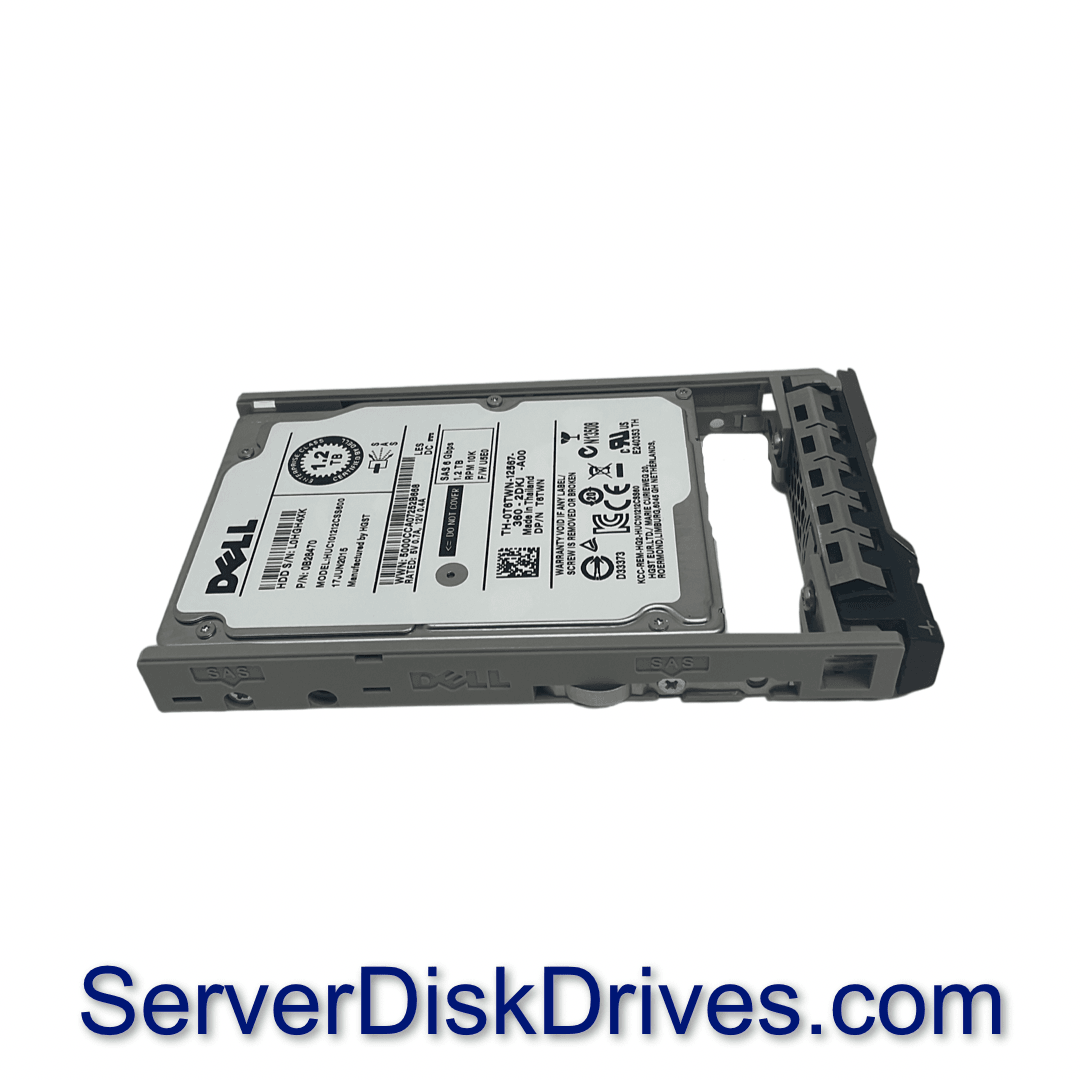 T6TWN Dell 1.2TB 10K RPM 6Gb/s SAS 2.5 Hard Drive HUC101212CSS600