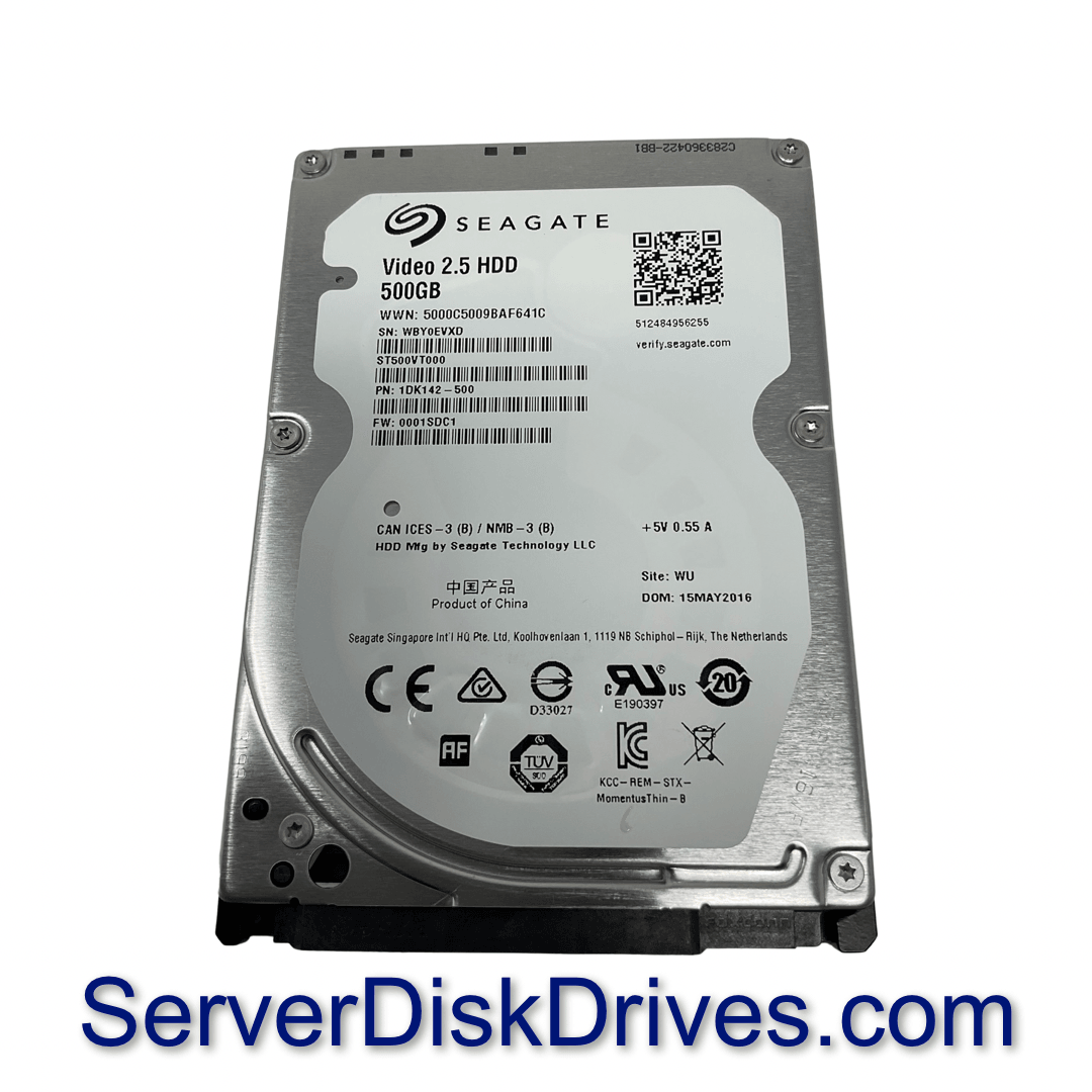 ST500VT000 Seagate Video 500GB 5.4K 3Gb/s 16MB 2.5" SATA Hard Drive