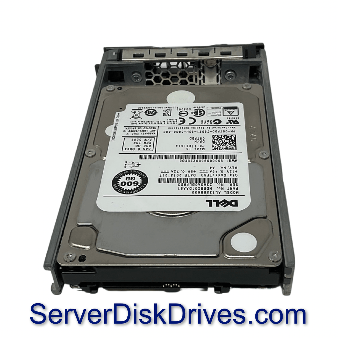 Dell 5TFDD 600gb 10k 6G 2.5in AL13SEB600 SAS Hard Drive