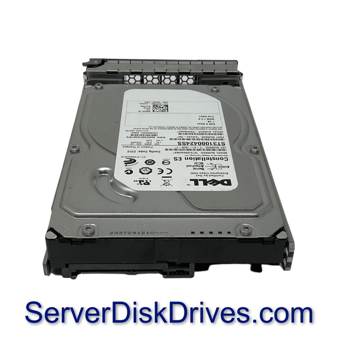 U738K Dell 1TB 7.2K RPM 6Gb/s 3.5" NL SAS Drive ST31000424SS