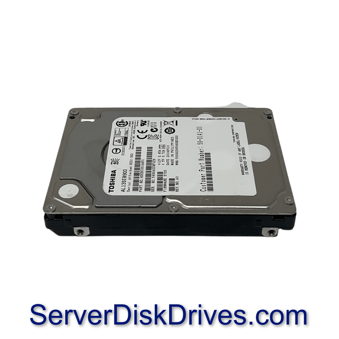 Toshiba AL13SEB900 900GB 10k RPM 64MB SAS 6Gb/s 2.5" Hard Drive