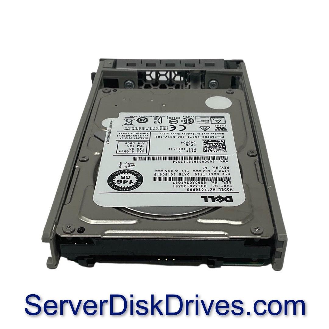 Dell 6DFD8 146GB 15000RPM 6Gb/s 2.5 SAS Hard Drive MK1401GRRB