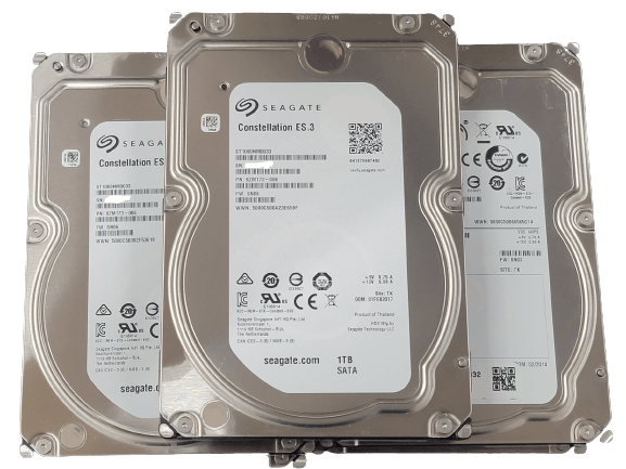 Lot of 5 ST1000NM0033 1TB 7200 RPM SATA 6.0Gbs Hard Drive