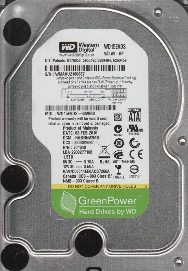 WD15EVDS 1.5TB Intellipower SATA Hard Drive