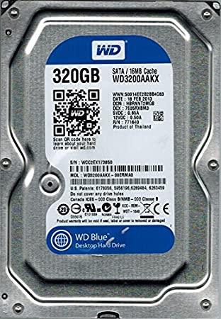 WD Blue 320GB Desktop Hard Disk Drive - 7200 RPM SATA 16MB 3.5 Inch -