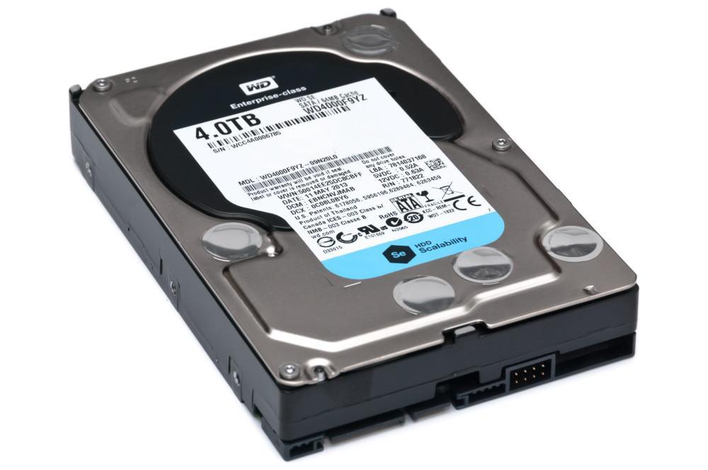 Western Digital WD4000F9YZ 4TB SATA 6Gb/s 64MB 7200RPM 3.5" Hard Drive