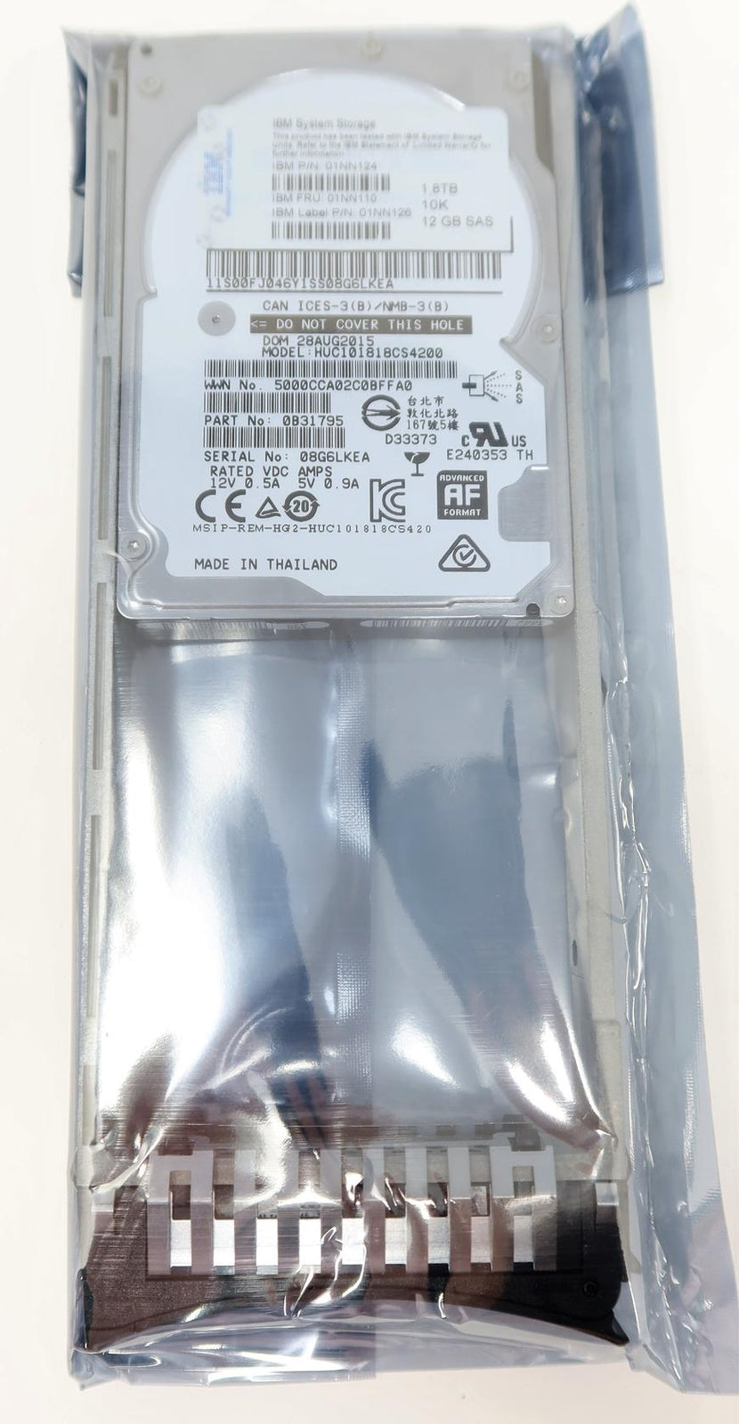 IBM 01NN110 / 01NN124 / 01NN126 1.8TB 10K RPM 12Gbps 2.5"