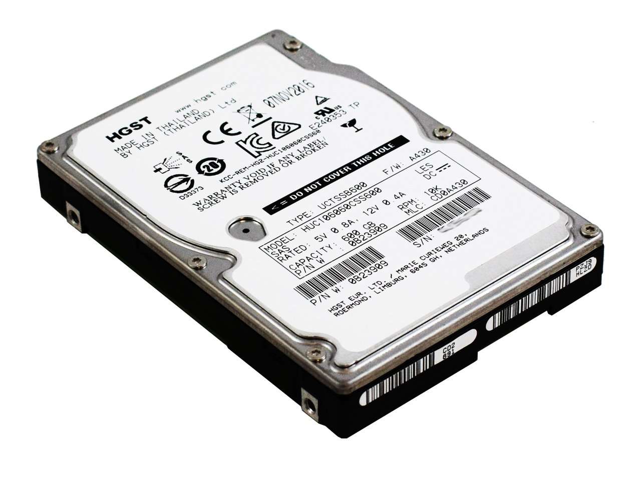 Hitachi 0B23909 HUC106060CSS60 600GB 2.5-inch SAS 6Gb/s 10K RPM