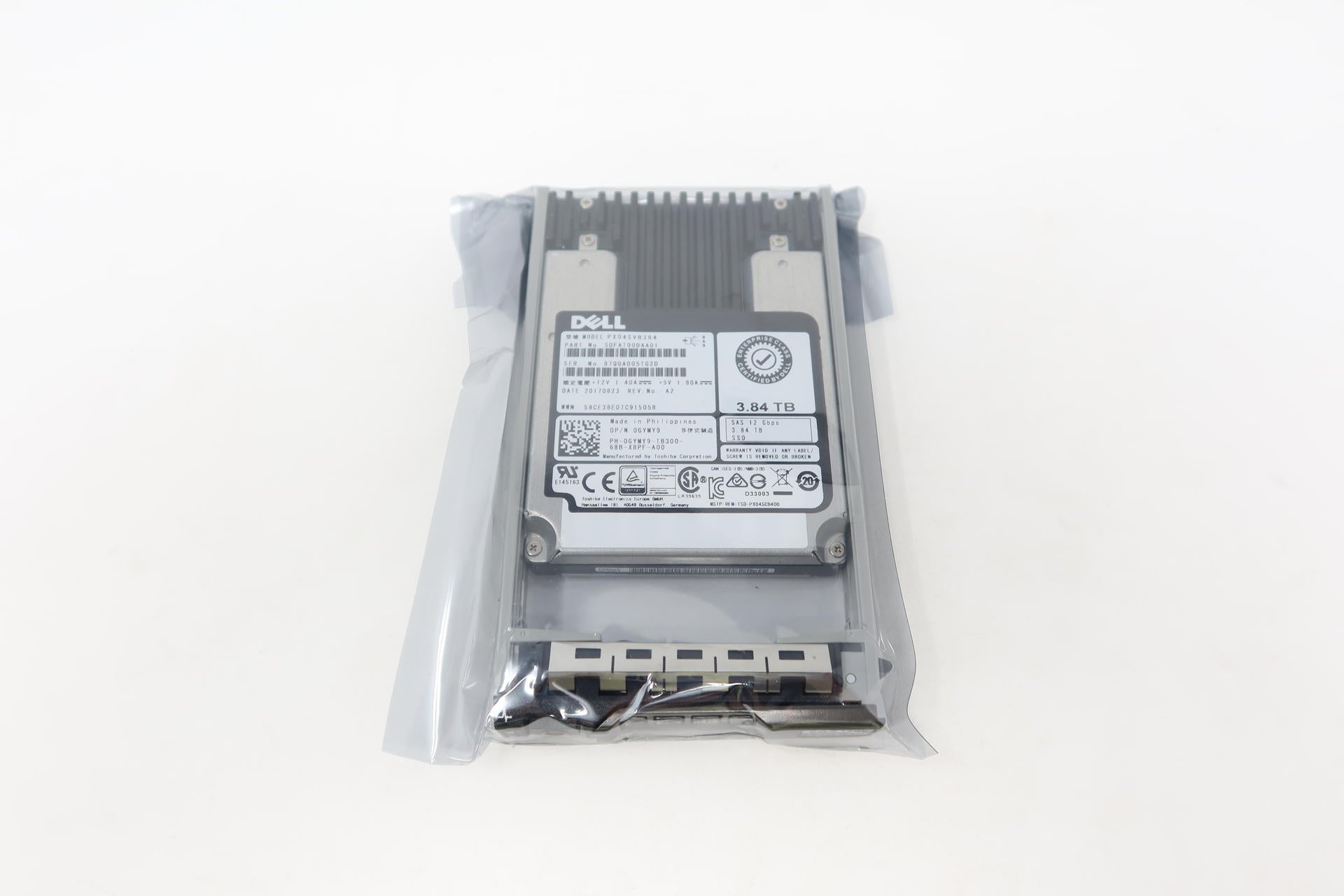 GYMY9 Dell 3.84TB SAS 12Gbps Mix Use 512e 2.5'' SSD 0GYMY9 PX04SVB384