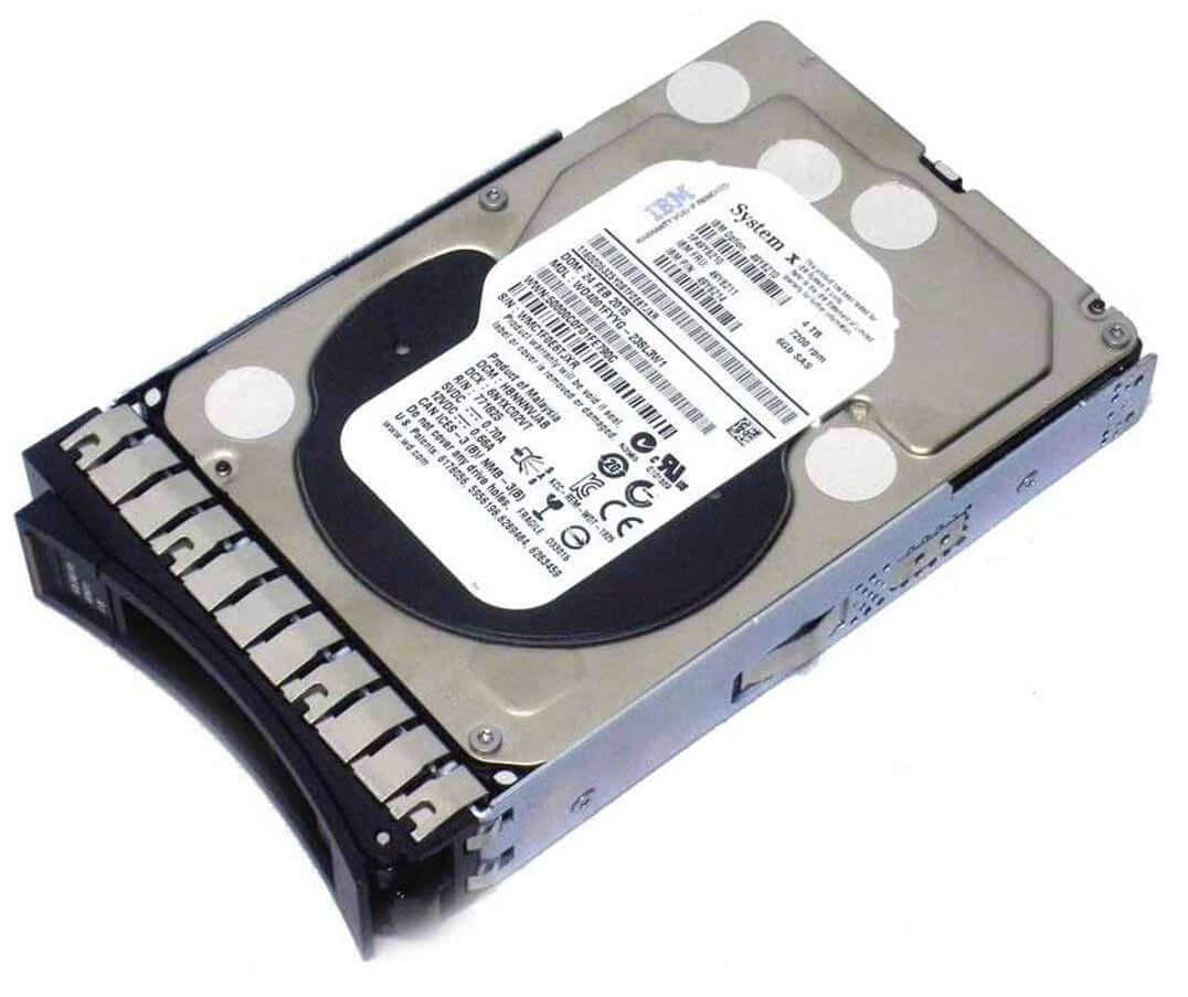 IBM 49Y6211 49Y6210 49Y6214 4TB 7.2K RPM 6Gb SAS 3.5-inch server hard 