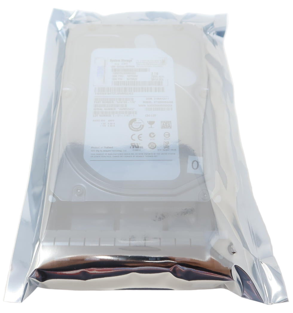 IBM 2TB 7.2K RPM 3.5" SATA Dual-Port Hot Swap 59Y5484
