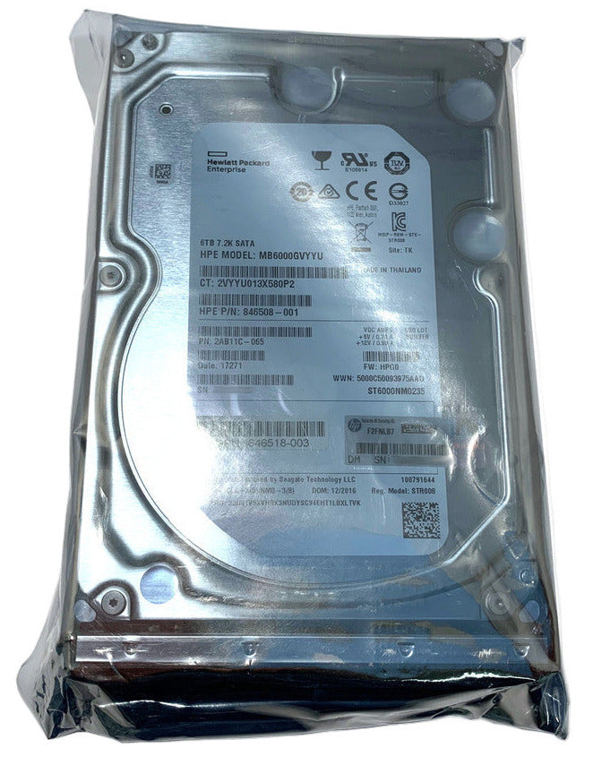 HP 6TB 7.2K RPM SATA 3.5