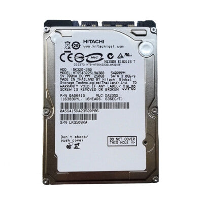 HTS543225L9A300 HGST 250GB SATA Hard Drive for laptop and notebook