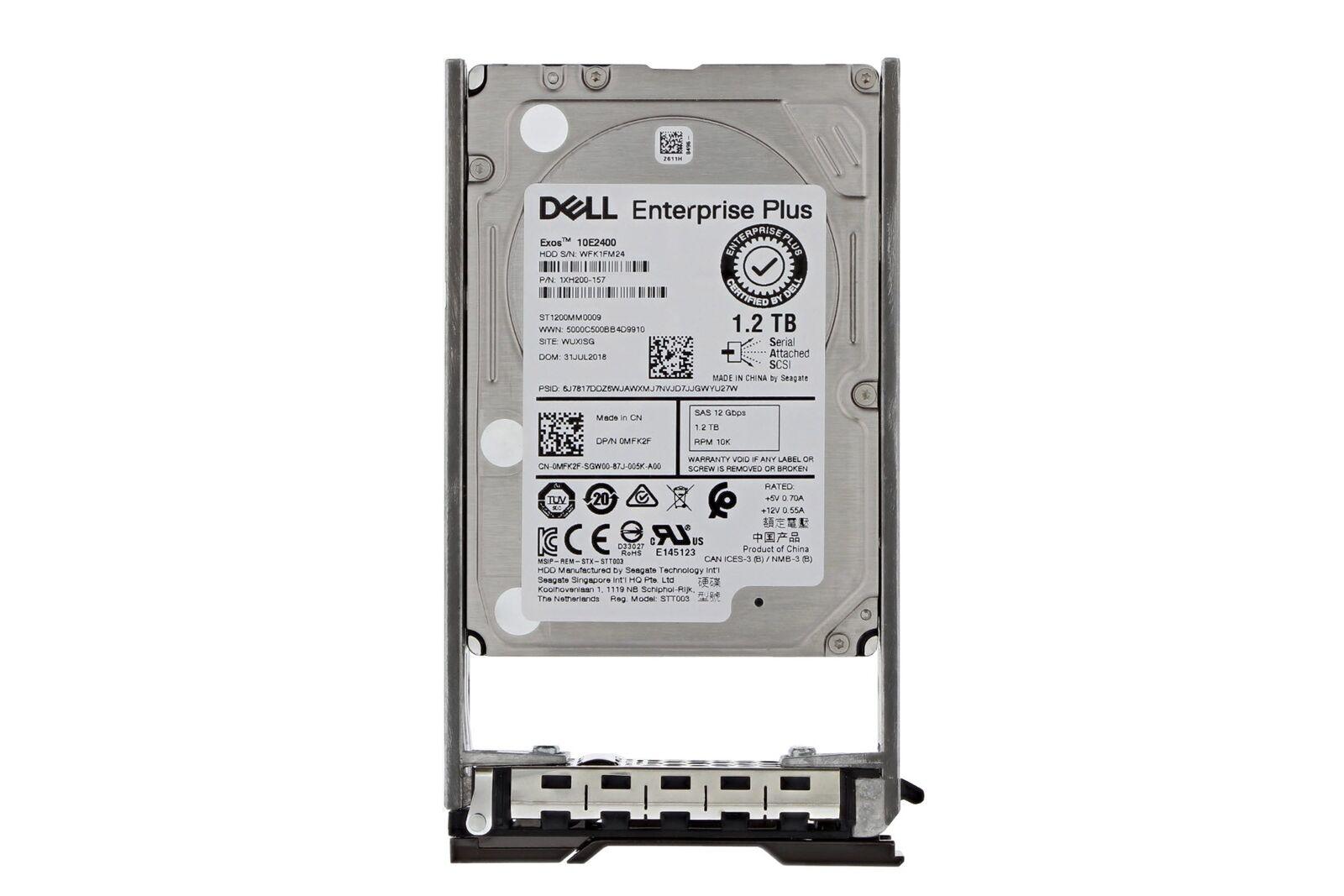 Dell Compellent ST1200MM0009 1.2TB 10K SAS 12Gb/s 2.5" MFK2F