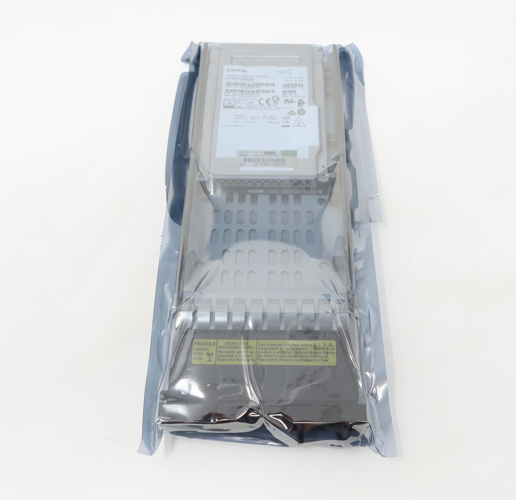 P14033-001 HPE 960GB 2.5" SAS 12Gb/s RI MSA M2 SSD KPM51RUG960G